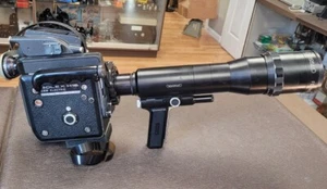 Novoflex Fernobjektiv 400mm f5.6 Telephoto lens Bolex Bayonet Mt w Pistolgrip - Picture 1 of 12