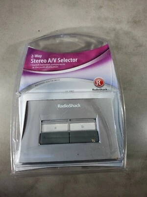 Radio Shack 2-Way Stereo A/V Switch Selector RCA 15-1982 Audio Video Stereo - Image 1 of 3