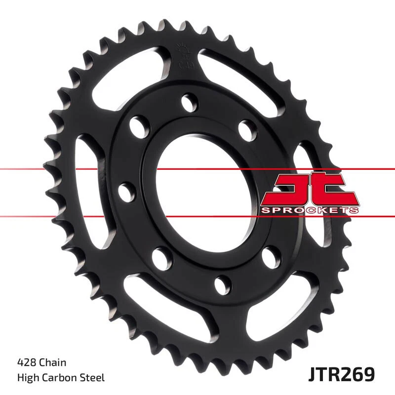 JT Steel Rear Sprocket 43T 43 Tooth CB CL MT SL TC XL 100 125 175 185 EZ90 ST90 - Image 1 of 4