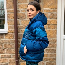 adidas blue puffer jacket