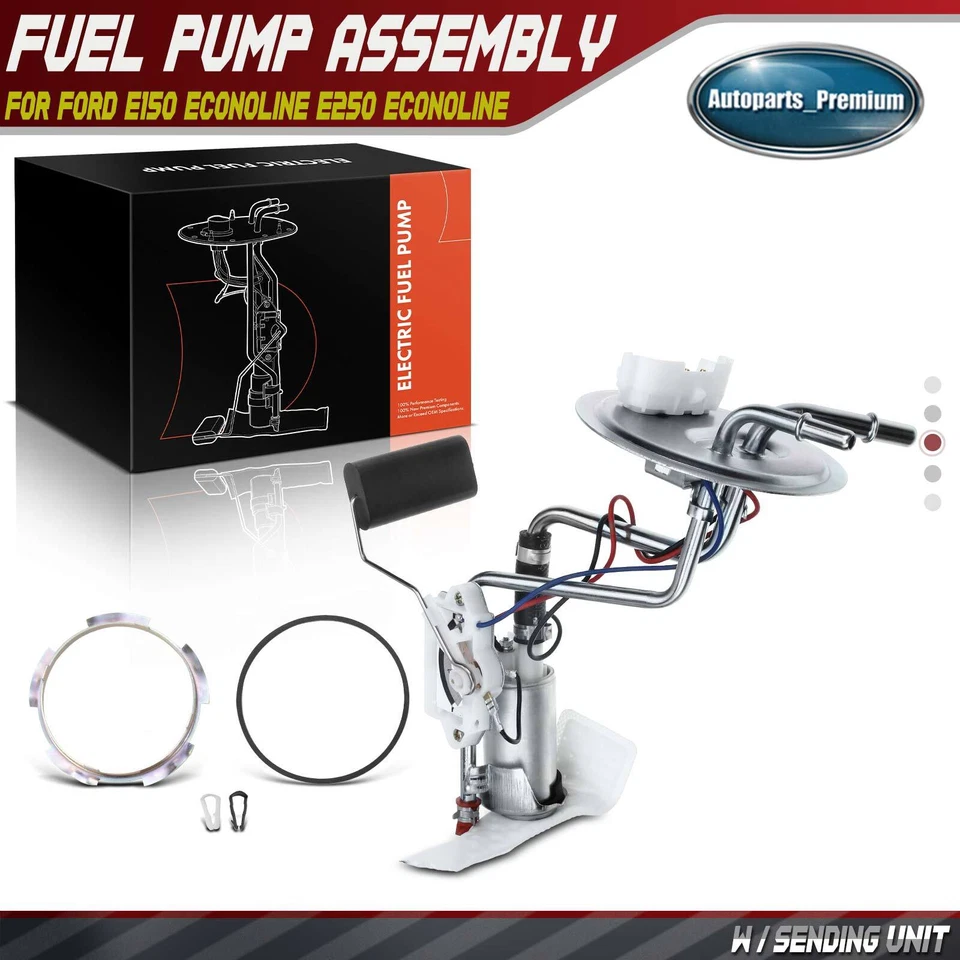 Conjunto de bomba de combustible para Ford E-150 Econoline Club Wagon E250 E350 1986-1989 delantero Foto 1 de 4