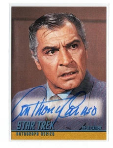 Star Trek Original Series Season 2 Autograph A52 Anthony Caruso as Bela Oxmyx - Picture 1 of 4