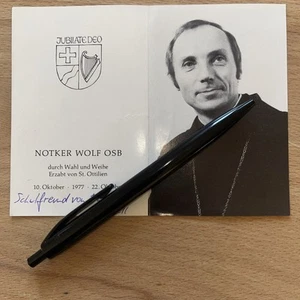 Notker Wolf Erzabt OSB Benediktiner 1977 - Bild 1 von 2