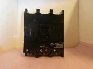 GENERAL ELECTRIC 3-POLE CIRCUIT BREAKER GE TJJ436125 125A 600V - Picture 1 of 6