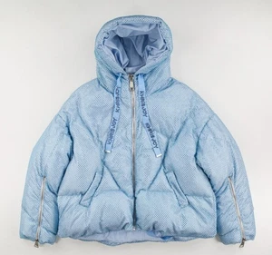 KHRISJOY Puffer Jacket maglia LGBTQI+ diamanti blu cielo taglia 01 RRP1500 - Foto 1 di 7