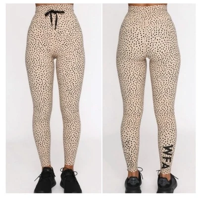 Leggings Sarah’s Day X Blanco Zorro Boutique Estampado Animal Cintura Alta Cordón S Foto 1 de 4