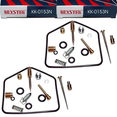 2x Kit de reparación de carburador para Kawasaki Z440A Ltd 1980-83 KZ440A Keyster 2 kits