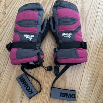 KOMBI Mitones de Nieve Niñas Rosa y Negro Juniors Talla Pequeña Foto 1 de 2