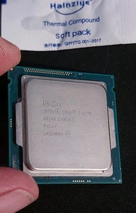 CPU 1150 CORE i7-4770 3.4 GHZ SR149 QUAD X4 SOCKET I7 LGA H3 PROCESSOR - Afbeelding 1 van 2