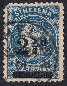 St. Helena 1884 Queen Victoria - 21/2/6 P - Perf 14 ⭐️ 1301 As scans - Bild 1 von 3