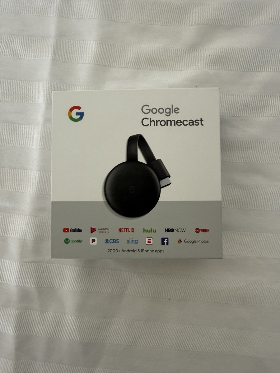 Google Chromecast (3rd Generation) Wi-Fi HDMI Media Google Chromecast (3rd Generation) Wi-Fi HDMI Media