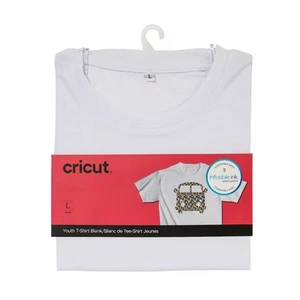 Cricut Youth T-Shirt Black White Crewneck, Compatible w/ Infusible Ink, 3 Pack - Picture 1 of 2