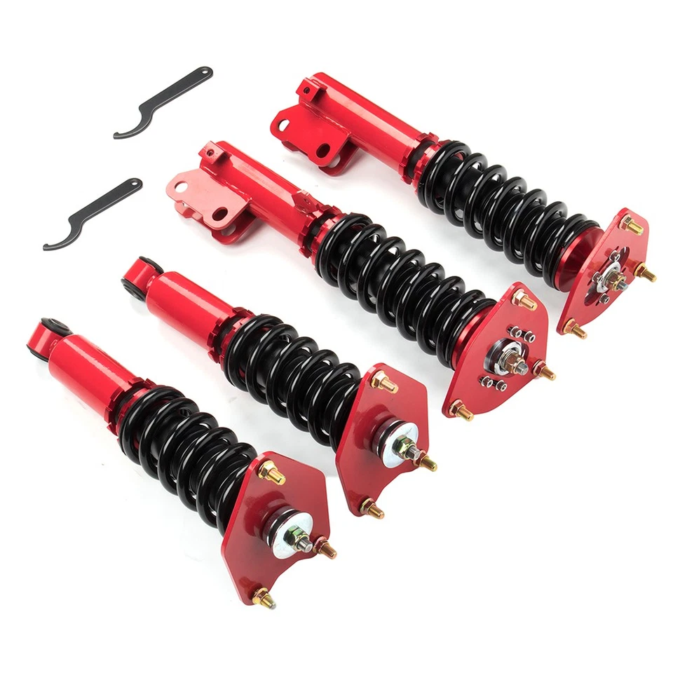 2pcs Front + 2pcs Rear Coilovers + 2pcs Spanner For 2006-12 Mitsubishi Eclipse Foto 1 de 4