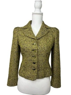 Chaqueta Denim Moschino Talla 6 Verde Excelente Estado Auténtico Diseñador Foto 1 de 4