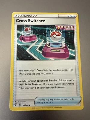 Pokémon TCG Cross Switcher Fusion Strike 230/264 Regular Uncommon - Image 1 of 2