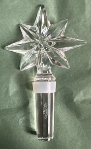 Waterford Crystal Atomic Star 4.5" Bottle Stopper - Picture 1 of 4