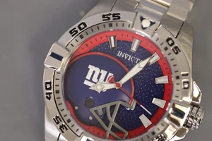 INVICTA NFL Men 51mm Stainless Steel Steel Blue dial PC21 Quartz 42157 - Picture 1 of 8