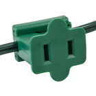Green Zip Vampire Gilbert Plugs with Matched Electrical Wire and Sockets, SPT1