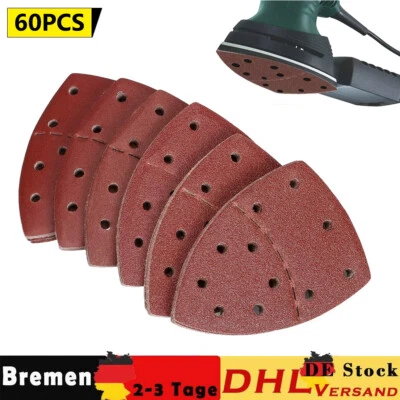 60x Schleifscheiben Set für Parkside PDS 290 C3 Multischleifer Schleifpapier - Bild 1 von 4