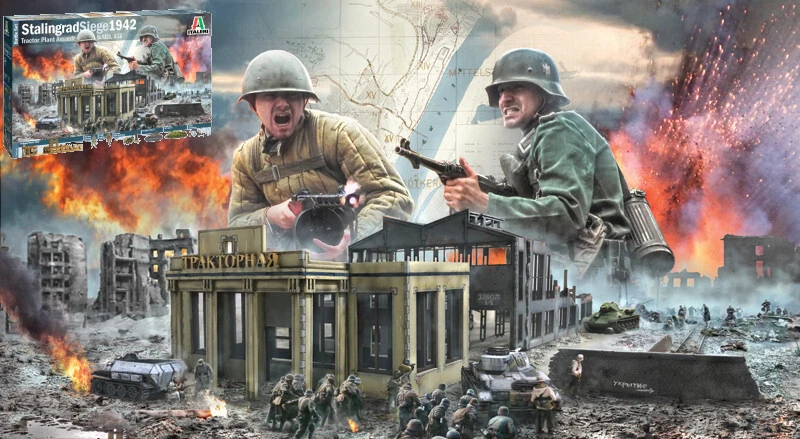 Italeri WWII STALINGRAD SIEGE URANUS OPERATION KIT 1:72 - Immagine 1 di 1