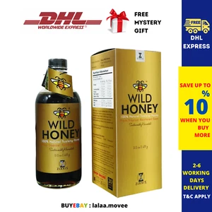 2 Bottle Nirwana Tualang Wild Bee Honey 600 Grams DHL Shipping - Picture 1 of 6