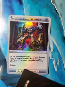 Gigantroper Super Rare Holo Foil 1st Edition Chaotic TCG Card. Forged Unity NM - Picture 1 of 6