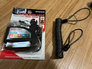 Bloqueo de freno de disco, bloqueo de disco de alarma Mysbiker 110 dB antirrobo impermeable motocicleta - Imagen 1 de 7