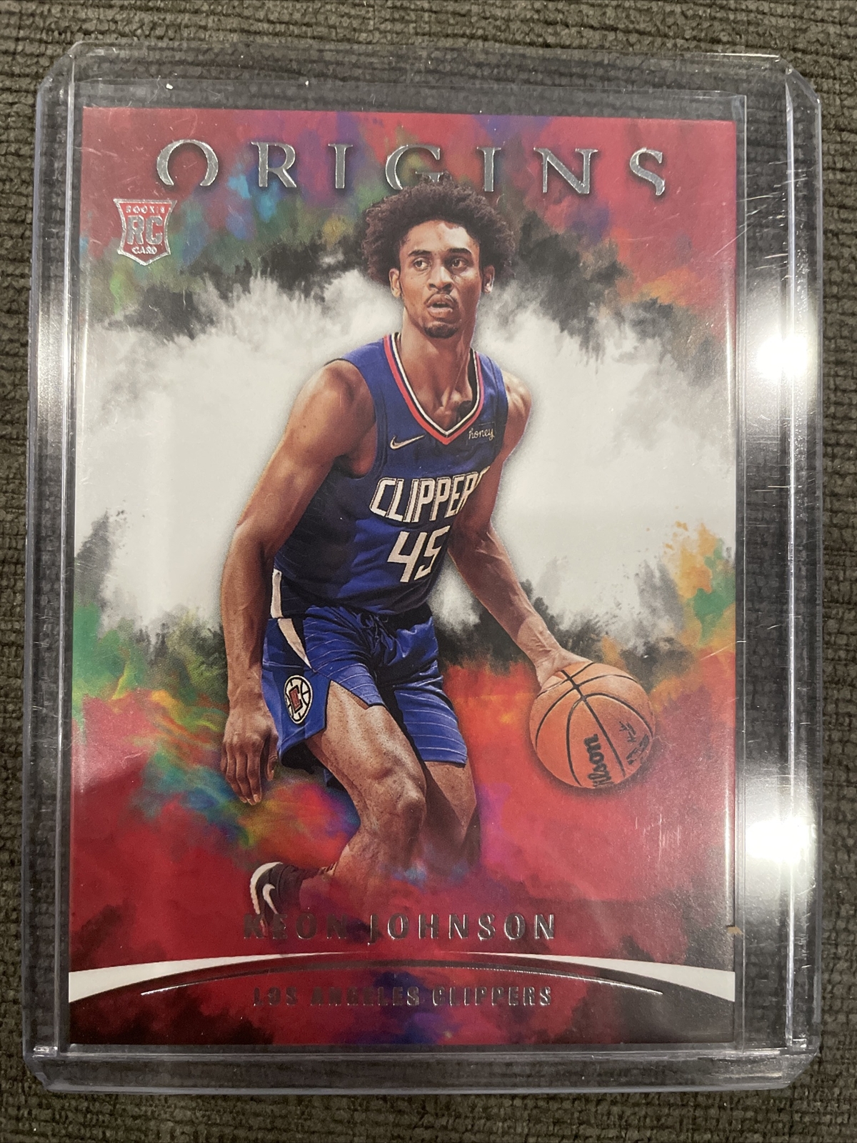 2021-22 Panini Origins Keon Johnson Rookie RC #71 Los Angeles Clippers