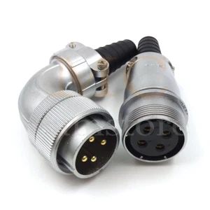 WEIPU WS32 4 Pin Elbow Waterproof Connector,Industrial Electrical Wire Connector - Picture 1 of 6