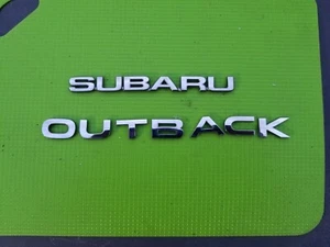 05 06 07 08 09 SUBARU LEGACY OUTBACK REAR LID EMBLEM LOGO BADGE SIGN - Picture 1 of 1