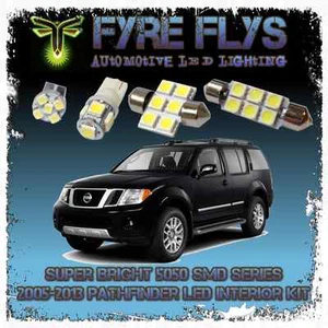 Kit paquete luces interiores LED blancas para 05-12 Pathfinder 7 piezas serie 5050 SMD - Imagen 1 de 7