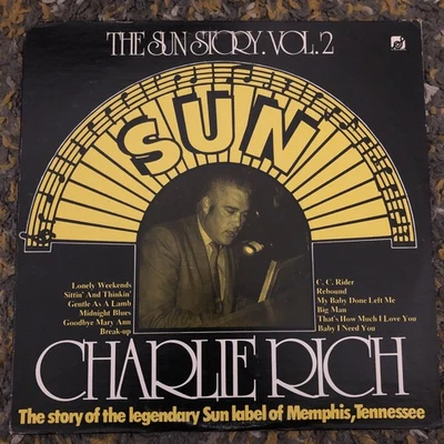 Charlie Rich The Sun Story Vol 2 Record Album Vinyl LP EX/VG+Folk/Country - Image 1 of 4