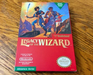 rpg Legacy of the Wizard complete in box nintendo nes game - Picture 1 of 9