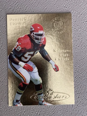 1995 Fleer Ultra - Extra Stars Gold Medallion #497 Derrick Thomas - Image 1 of 2