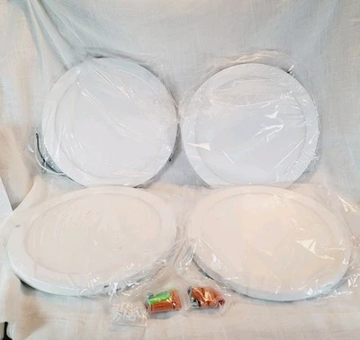 Sunco Lighting Paquete de 4 Luces de Techo LED 9", Sensor de Movimiento, 17W, 3000K Cálidas Foto 1 de 4