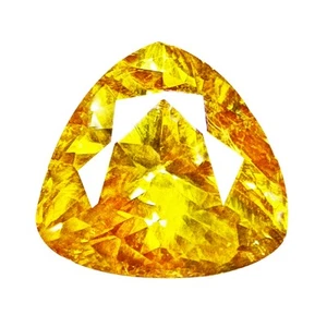 1.05 Ct Sphalerite Topclass UnHeated Multi Color (6 x 5 mm)Trillion Cut Gemstone - Picture 1 of 7