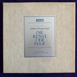 BACH The Art of Fugue WALCHA 2LP Box Set / ARCHIV SAPM 198006 Germany EX+ - Picture 1 of 9