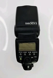 Canon Speedlite 580EX II flash attacco a slitta per fotocamera reflex digitale Canon - Foto 1 di 9