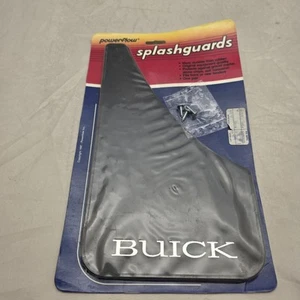 Buick Mud Flaps Splashguards New 1997 NOS Powerflow Black Front Rear Fenders 97 - Picture 1 of 14