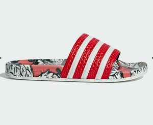 adidas sandals red