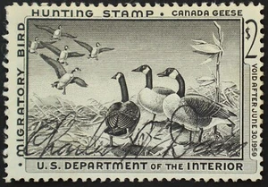 U.S. Used Stamp Scott #RW25 $2 Federal Duck Hunting. F - VF. Choice! - Picture 1 of 2