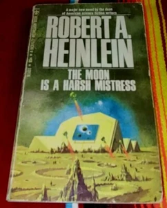 The Moon is A Harsh Mistress - Robert Heinlein (1968) Vintage Berkley Paperback - Picture 1 of 18