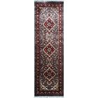 Amma Carpets Handmade Knotted Art Silk Runner Rug 2X6 Feet Traditional Flowrel