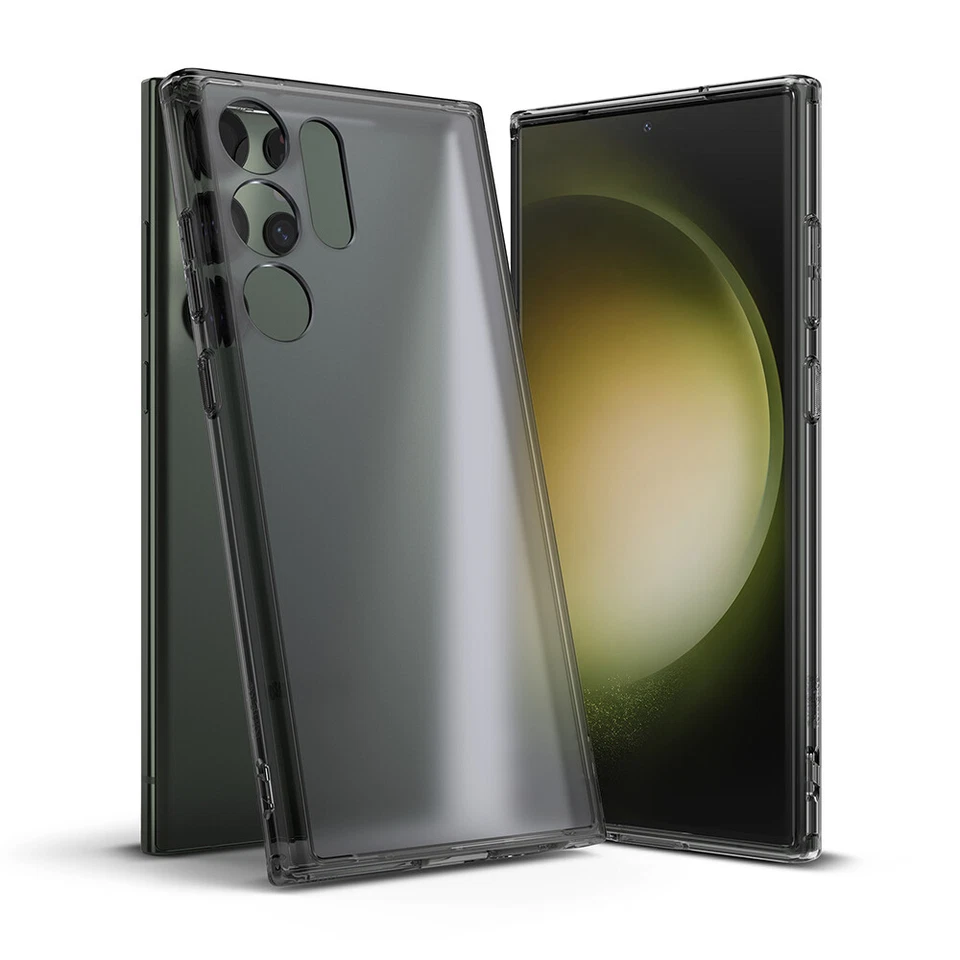 Samsung Fusion Galaxy S23 Ultra Ringke Case Protective Cover Matte Smoke Blk