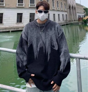 Men's Fashion Winter Crew Neck Long Sleeve Loose Casual Pullover Warm Sweatshirt - Picture 1 of 20