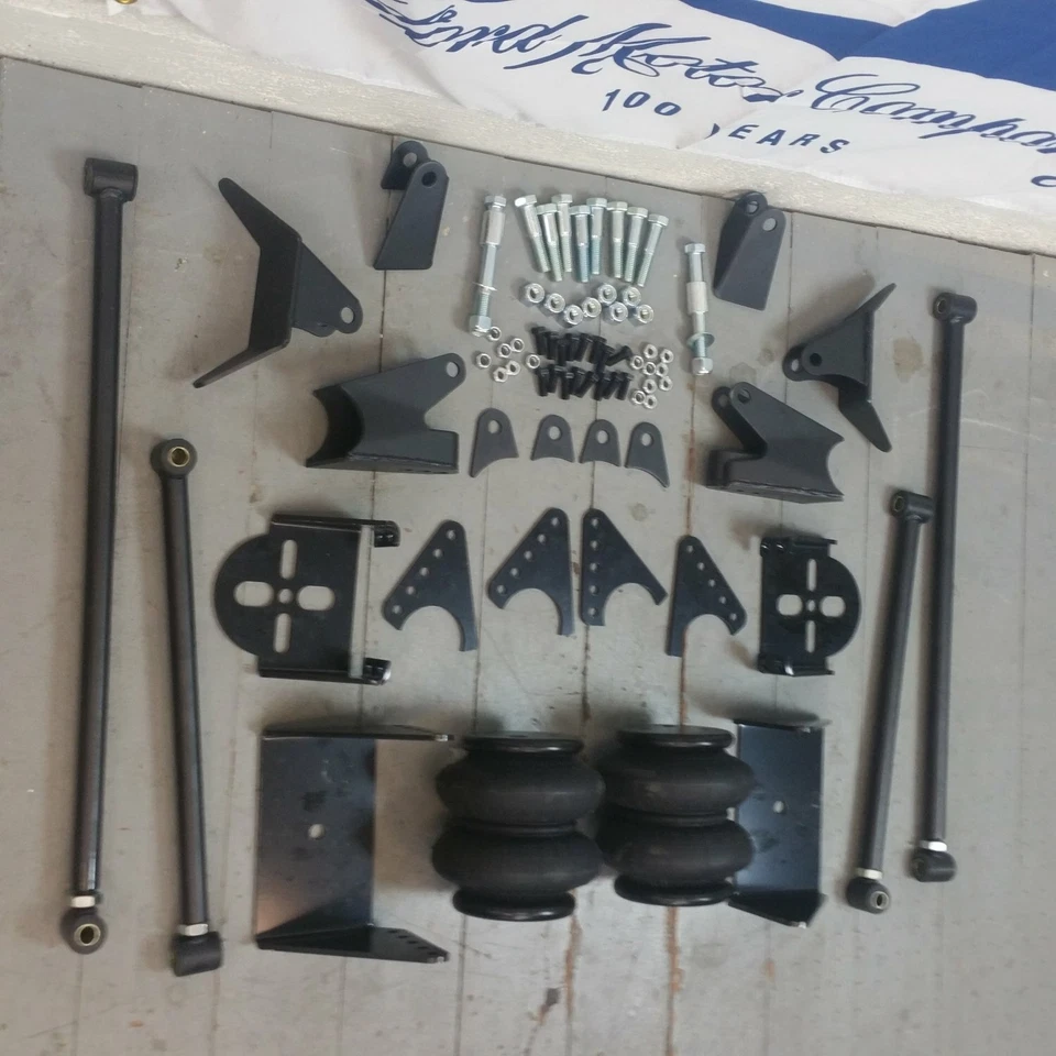 Ford F150 F100 F Series 1948-1952 Rear 4 Link Kit GT SBF 2wd Air Ride Suspension - Imagem 1 de 4