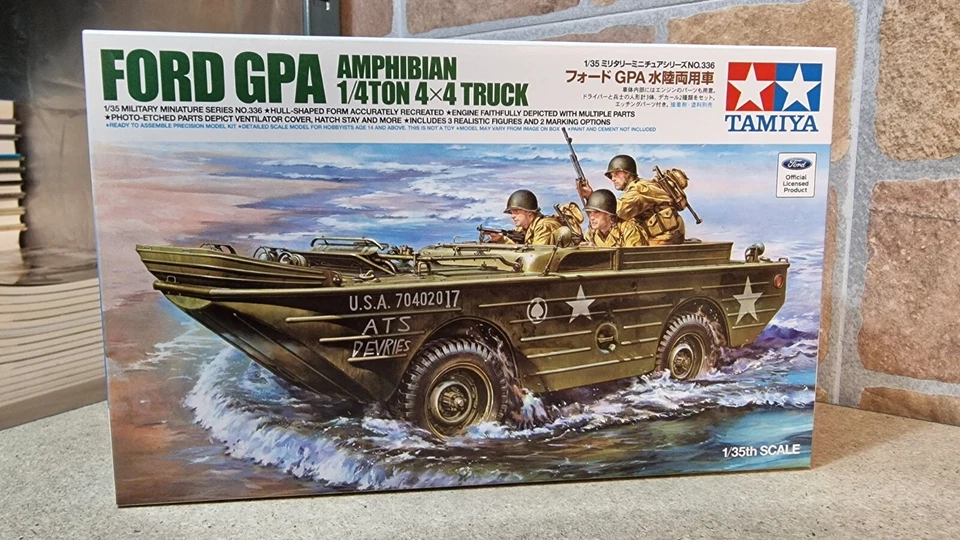 Tamiya 35336 U.S. Ford G.P.A. Amphibian Jeep w/ PE Parts  Scala 1:35 - Immagine 1 di 1