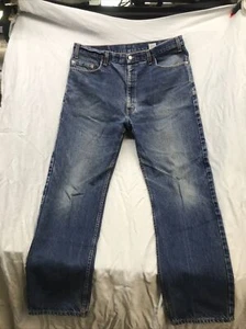 Vintage LEVI's 505 fit jeans USA Made 40 x 32 tagged faded distressed red tab - Picture 1 of 8