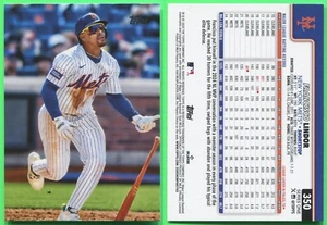 2025 Topps - True Photo Variation - #350 Francisco Lindor - New York Mets - SSP - Picture 1 of 1