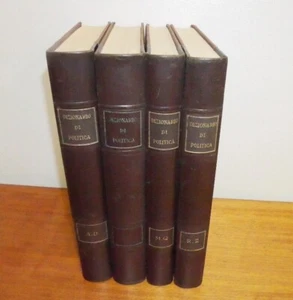 DIZIONARIO DI POLITICA a cura del PNF - Treccani 1940 - Foto 1 di 24